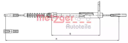 Трос METZGER 10.9455