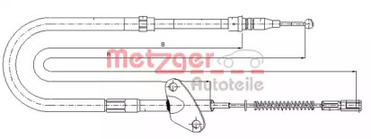 Трос METZGER 10.9871