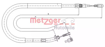 Трос METZGER 10.9874