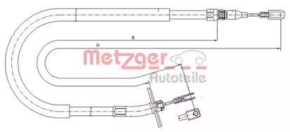 Трос METZGER 10.9876