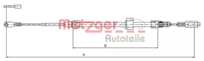 Трос METZGER 10.9883