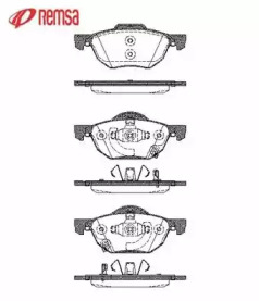 Комплект тормозных колодок METZGER 1068.02