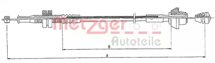 Трос METZGER 11.0126