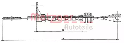 Трос METZGER 11.065