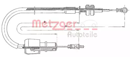 Трос METZGER 11.1326