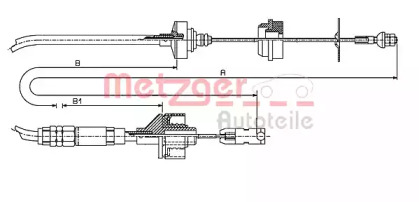 Трос METZGER 11.2148