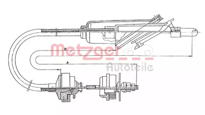 Трос METZGER 11.2251