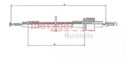 Трос METZGER 11.2431