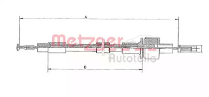 Трос METZGER 11.2433