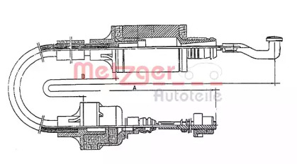 Трос METZGER 11.2552