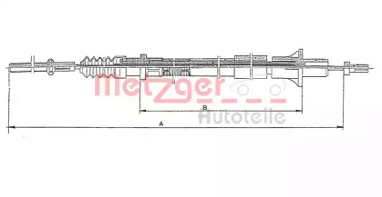 Трос METZGER 11.261