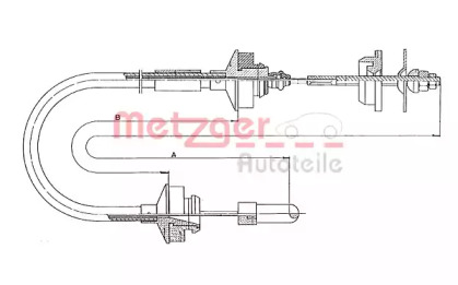 Трос METZGER 11.3007