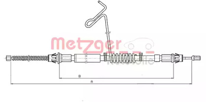 Трос METZGER 11.5572