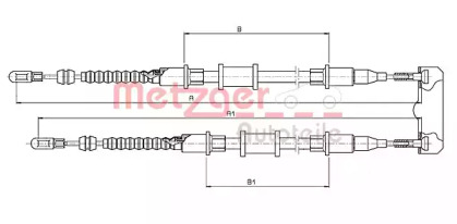 Трос METZGER 11.5856