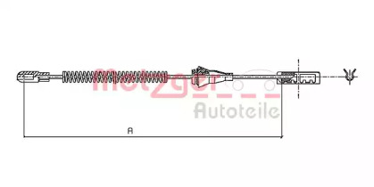 Трос METZGER 11.5959