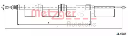 Трос METZGER 11.6684