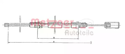 Трос METZGER 11.6762