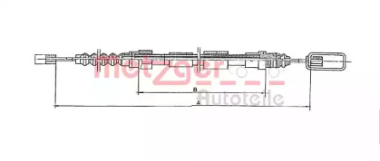 Трос METZGER 11.6765