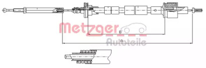 Трос METZGER 11.2435