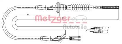 Трос METZGER 11.2536