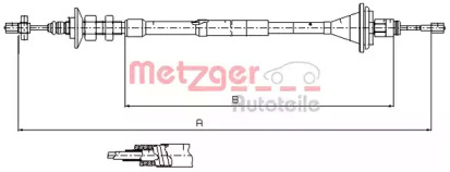 Трос METZGER 11.2911