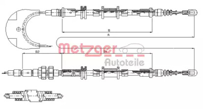 Трос METZGER 11.5492