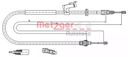 Трос METZGER 11.5494