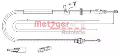 Трос METZGER 11.5495