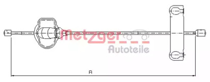 Трос METZGER 11.5501