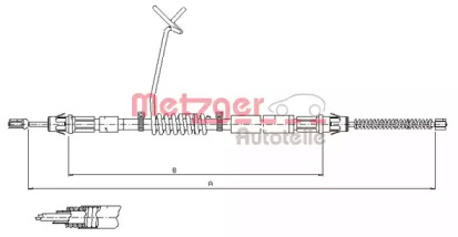 Трос METZGER 11.5575