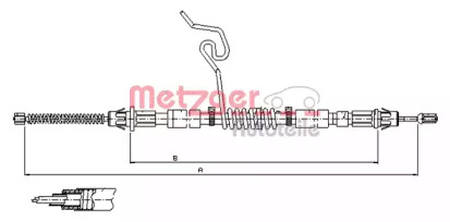 Трос METZGER 11.5576