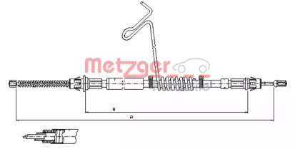 Трос METZGER 11.5578