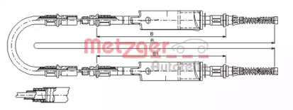 Трос METZGER 11.5662