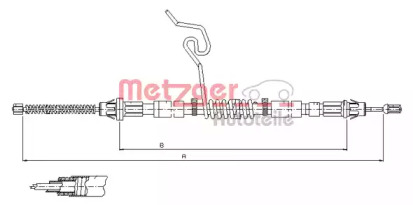 Трос METZGER 11.5665