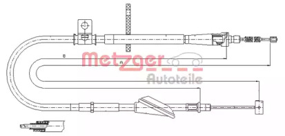 Трос METZGER 11.5741