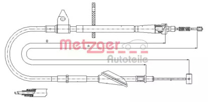 Трос METZGER 11.5743