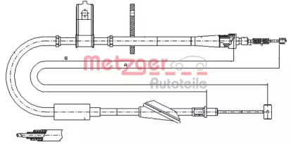 Трос METZGER 11.5744