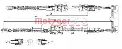 Трос METZGER 11.5755