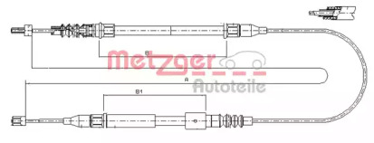 Трос METZGER 11.5762