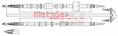 Трос METZGER 11.5766