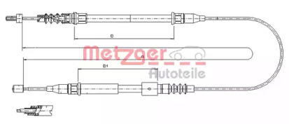 Трос METZGER 11.5769