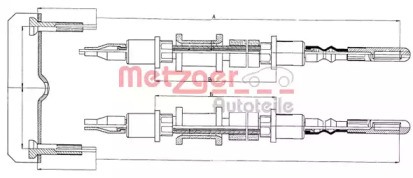 Трос METZGER 11.5821