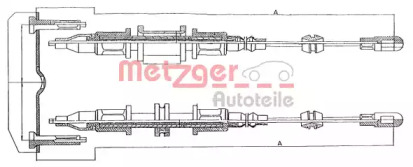 Трос METZGER 11.5853