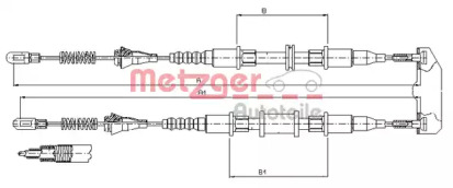 Трос METZGER 11.5854