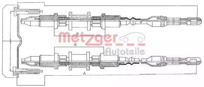 Трос METZGER 11.5855