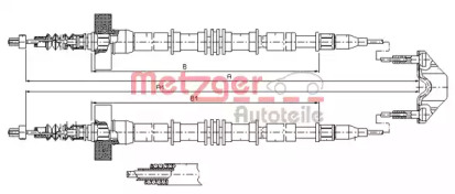 Трос METZGER 11.5859