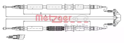 Трос METZGER 11.5862