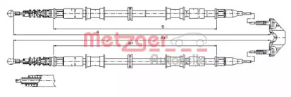 Трос METZGER 11.5866