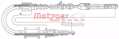 Трос METZGER 11.593