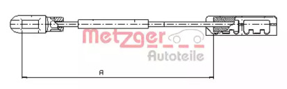 Трос METZGER 11.5935